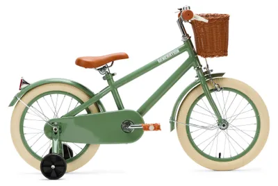Image de Génération Retro 16 pouces vert - Vélo enfant avec panier