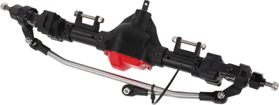 Zdjęcie produktu dla Zestaw metalowych osi przednich CNC do samochodu gąsienicowego Axial SCX10 1/10 RC Akcesorium czarne