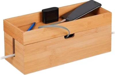 Obrázek produktu pro Kabelový box z bambusu