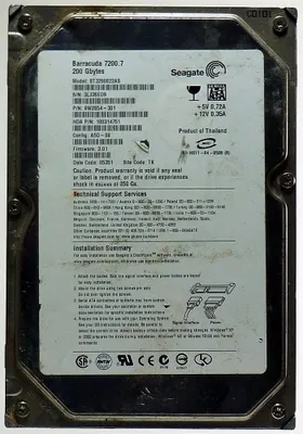 Produktbild von 200GB HDD Seagate Barracuda 7200.7 ST3200822AS SATA ID11832