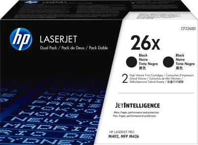 Produktbild von HP Toner CF 226 XD Doppelpack schwarz No. 26 X
