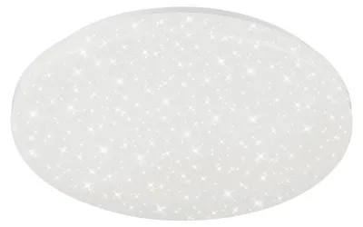 Produktbild von LED Deckenleuchte Badlampe Sternenhimmel IP44 18W weiß Metall Ø38,5 Briloner