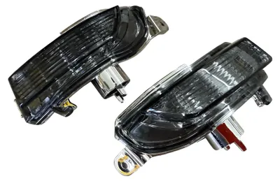 Für Skoda Fabia III 2014- 2x Spiegelblinker Blinker Spiegel Schwarz Smoke in der Farbe Schwarz von ABAKUS Sp. z o.o.