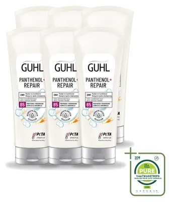 Produktbild von 6 x Guhl Panthenol+ Repair 2-in-1 Masker & Conditioner - 200 ml - Großpackung - 6 Stücke
