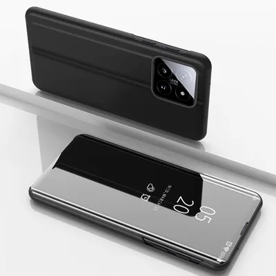 Image de Étui Smart Cover avec fonction Wake UP pour Xiaomi 14 View, noir