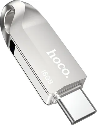 Obrázok produktu pre Pendrive 16GB USB 3.0 (USB A + USB C) Hoco UD8 nikiel