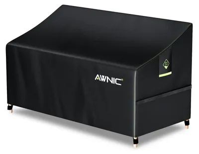 Productafbeelding van Tuinbankhoes, waterdicht, 420D polyester, geschikt voor 3 personen, afmetingen 160x70x60/88 cm