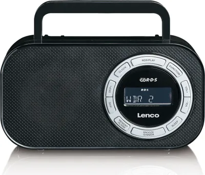 Produktbild von Lenco PR2700 - Batteriebetriebenes Notfallradio kompakt Outdoor Survival - Schwarz