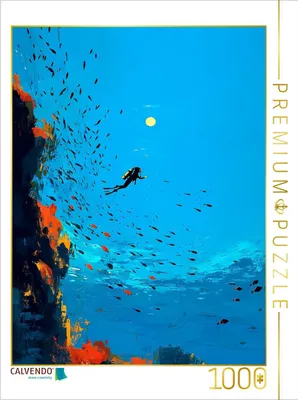 Produktbild von CALVENDO Puzzle Nachtblues | 1000 Teile Lege-Größe 64x48cm Foto-Puzzle für glückliche Stunden