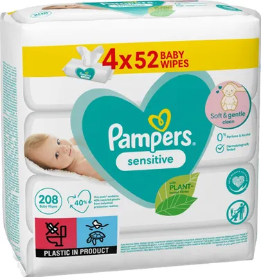 Produktbild von Pampers 81687197, Baby-Feuchttuch, getestet, Neutral pH-Wert