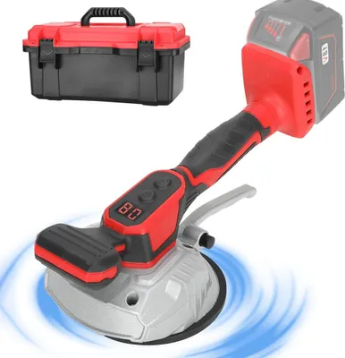 Produktbild von 8-Gang Handheld Fliesenvibrator für Milwaukee 18V Akkus Fliesenleger mit Aufbewahrungsbox (Ohne Akku)