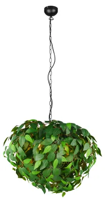 Produktbild von Trio - Hängelampe LEAVY - Schwarz - 70x70x150 cm