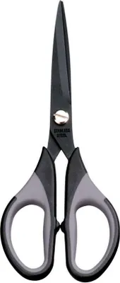 Produktbild von MAUL Schere Kunststoff Gummi Stahl Metall 15 cm schwarz