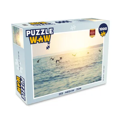 Obrázek produktu pro MuchoWow MuchoWow® Puzzle 1000 ks Moře - Racek - Slunce