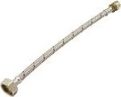 Produktbild von 300mm Metallschlauch für Waschtischzähler "ECO" 3/4" auf 3/8"