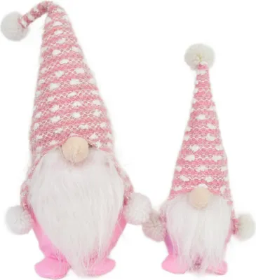Immagine prodotto di Elfo 30 cm con elfo piccolo 20 cm, rosa , set di 2
