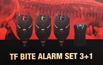 Produktbild von DAM TF 3+1 Bite Alarm Funkbissanzeiger Set