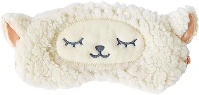 Productafbeelding van Slaapmasker, 100% zijde en pluche, ademend, elastisch, zwart