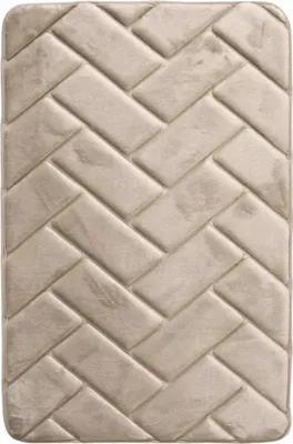 Obrázok produktu pre 50x80 cm Protišmyková kúpeľňová predložka 3D 7288 beige