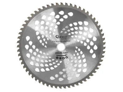 Obrázek produktu pro GEKO Kotouč vidiový pro křovinořezy 255x25, 4 mm, 60 zubů, G78182