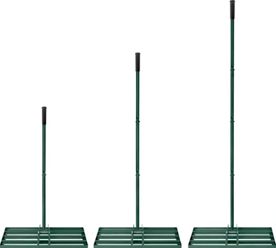 Produktbild von LARS360 50x25cm Rasen Rakel Metall Rasen Rakel Lawn Rakel zum Sanden Abziehen Leveler Golf Gartengras Werkzeug Rasenwerkzeug für Golfplatz, Grün