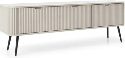 Produktbild von YOURHOUSE24 Lowboard Zova RTV-168 TV-Schrank geriffelt, abgerundet (Farbe: Kaschmir)