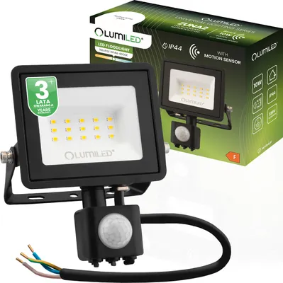 Produktbild von LUMILED LED Strahler 10W Außenstrahler 900Lm Fluter Strahler Außen IP44 spritzwasserdicht 4000K Neutralweiß Scheinwerfer Flutlichter Bewegungssensor