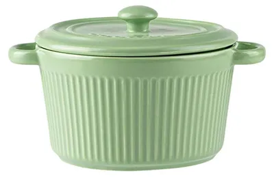 Immagine prodotto di Mini cocotte con coperchio, capacità 250 ml, teglia in Vetroceramica, colore verde