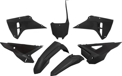 Obrázok produktu pre Sada karosérie UFO PLAST, 7-dielna sada plastových krytov pre Honda CRF R X RX 250 / 450 cm³, modelový rok 2021 – 2024, farba: čierna