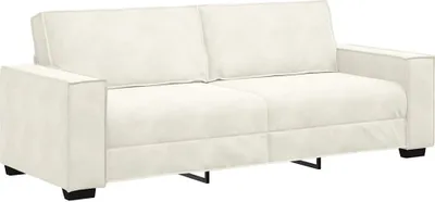 Obrázek produktu pro 3místná pohovka krémová 220x78x84 cm samet