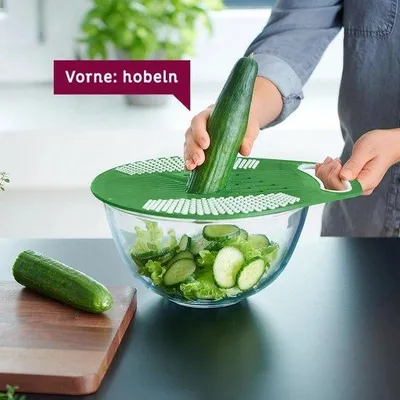 Obrázek produktu pro Plastová škrabka na ovoce a zeleninu s protiskluzovým povrchem, vhodná do myčky
