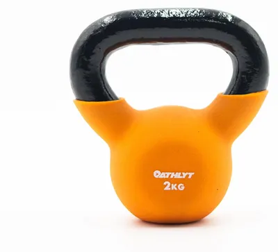 Image de Kettlebell en néoprène de 2 kg, poids d'entraînement, idéal pour les exercices de musculation