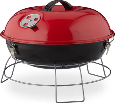 Zdjęcie produktu dla relaxdays grill węglowy 36,0 x 36,0 x 27,0 cm