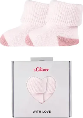 Image de Camano Baby, boîte de chaussettes originales, 1 paire, couleur rose