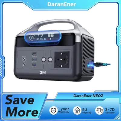 Productafbeelding van Draagbare Powerstation – 300W Stroomvoorziening – 179 Wh LiFePO4 Batterij – Camping Accu