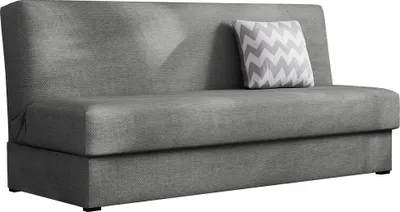 Produktbild von MIRJAN24 Schlafsofa Adela Mini mit Bettkasten, Bettsofa, Couch mit Schlaffunktion, Polstersofa, Couchgarnitur (Enjoy 23 + Zygzak Popiel)