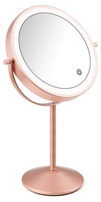 LED Make-up Spiegel 7x Vergrößerung USB aufladbar 360° drehbar