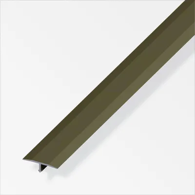 Produktbild von alfer Fugenabdeckprofil 1 m, 6 x 25 mm Aluminium eloxiert bronze