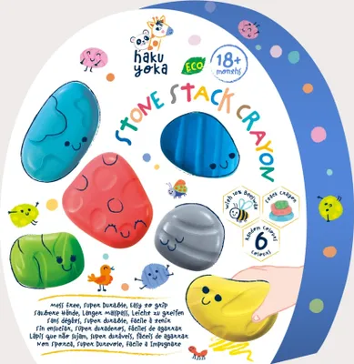 Produktbild von Avenir Buntstifte „Steine“, 6 Farben