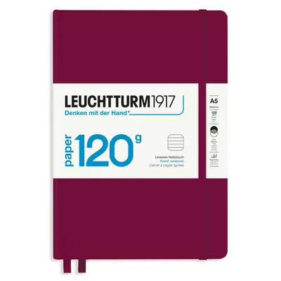 Produktbild von Leuchtturm1917 Notizbuch A5 Edition 120 port red liniert