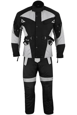 Produktbild von 2-teiler Motorradkombi Cordura Textilien Motorradjacke + Motorradhose, Größe:54/XL