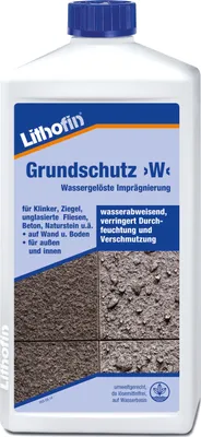 Produktbild von Lithofin Grundschutz W  Wassergelöste Imprägnierung 1 Liter