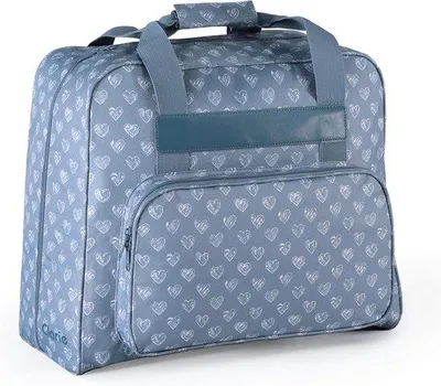 Zdjęcie produktu dla Torba do szycia i transportu w kolorze niebieskim i białym