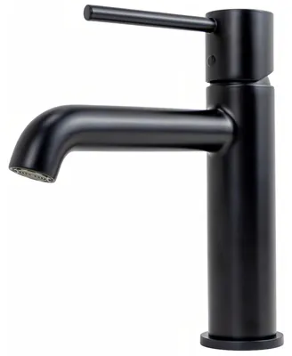 Obrázek produktu pro Avapax | Umyvadlová baterie – matná černá – mosazné tělo – keramická hlavice 30 mm – pevný výtok