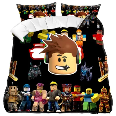 Produktbild von 3-teiliges Kinderbettwäsche-Set mit Roblx-Design 135 x 200 cm