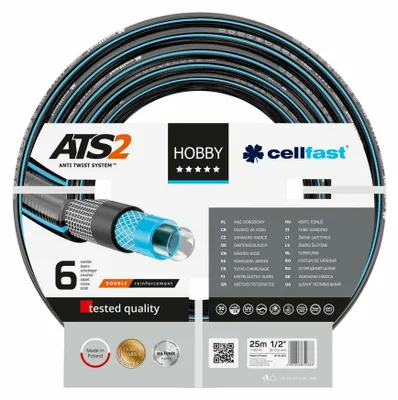 CELLFAST Gartenschlauch HOBBY ATS 3/4" 20m 6-lagig mit ATS2™-Gewebe