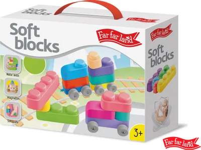 Immagine prodotto di Montessori® Giocattoli Montessori, giocattoli educativi, blocchi morbidi e ruote - 15 blocchi e 12 ruote giocattoli educativi per bambini e bambine
