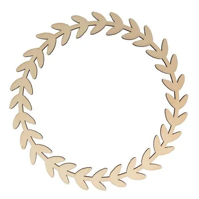 Produktbild von Holz Silhouette Ø 34 cm - Blattkrone