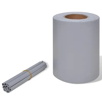 Immagine prodotto di Recinzione Frangivento da Giardino PVC 70x0,19 m Grigio Chiaro