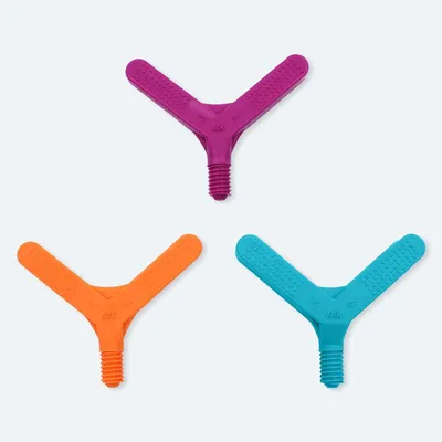 Immagine prodotto di Ark Therapeutics, giocattolo da masticare a forma di "Y" per il massaggiatore Z-Vibe: strumento sensoriale. Accessorio per il massaggiatore Z-Vibe, progettato per migliorare la coordinazione della mandibola, la forza della mascella e la chiusura delle labbra.